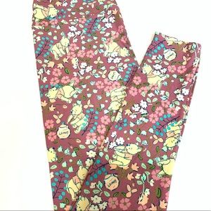 TC Disney Pooh LuLaRoe leggings NWT